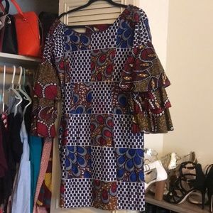 Classy african print dress